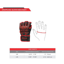 Load image into Gallery viewer, ZONI MMA Gloves Grappling Sparring, Pre-Curved Martial Arts Mitts, Ventilated Palm, Men Women Cage Fighting, Boxing, Combat Sports Training, Muay Thai, Punching Bag, Kickboxing