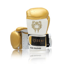 Load image into Gallery viewer, ZONI Pro Leather Boxing Gloves,MMA,Sparring Punch Bag,Muay Thai Training Gloves