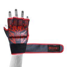 Load image into Gallery viewer, ZONI MMA Gloves Grappling Sparring, Pre-Curved Martial Arts Mitts, Ventilated Palm, Men Women Cage Fighting, Boxing, Combat Sports Training, Muay Thai, Punching Bag, Kickboxing