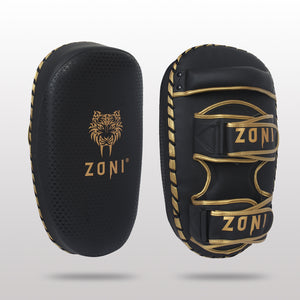 ZONI Single Kick Boxing Gel Thai Pads Strike Shield Arm Pads Punching MMA Focus Pad - Zoni Sports