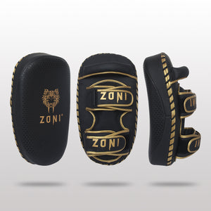 ZONI Single Kick Boxing Gel Thai Pads Strike Shield Arm Pads Punching MMA Focus Pad - Zoni Sports