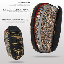 Load image into Gallery viewer, ZONI Single Kick Boxing Gel Thai Pads Strike Shield Arm Pads Punching MMA Focus Pad - Zoni Sports
