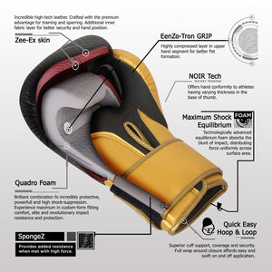 Boxing Gloves Training Mitt Sparring Muay Thai Punch Bag Kickboxing Fighting - Zoni Sports