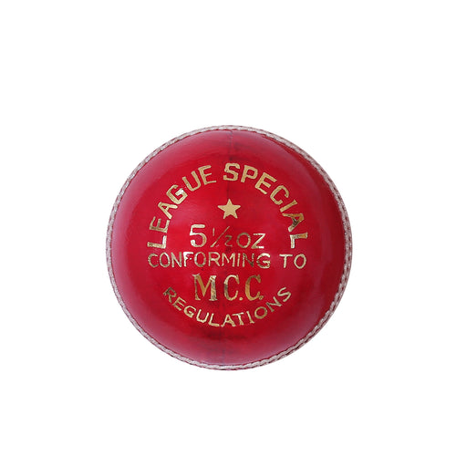 Cricket Ball Leather Senior Hand Stitched Match Quality Balls Weight 5.50oz - Zoni Sports