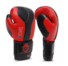 Load image into Gallery viewer, ZONI Pro Leather Boxing Gloves,MMA,Sparring Punch Bag,Muay Thai Training Gloves
