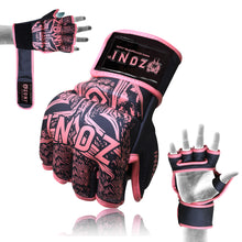 Load image into Gallery viewer, ZONI MMA Gloves Grappling Sparring, Pre-Curved Martial Arts Mitts, Ventilated Palm, Men Women Cage Fighting, Boxing, Combat Sports Training, Muay Thai, Punching Bag, Kickboxing
