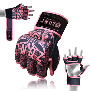 ZONI MMA Gloves Grappling Sparring, Pre-Curved Martial Arts Mitts, Ventilated Palm, Men Women Cage Fighting, Boxing, Combat Sports Training, Muay Thai, Punching Bag, Kickboxing