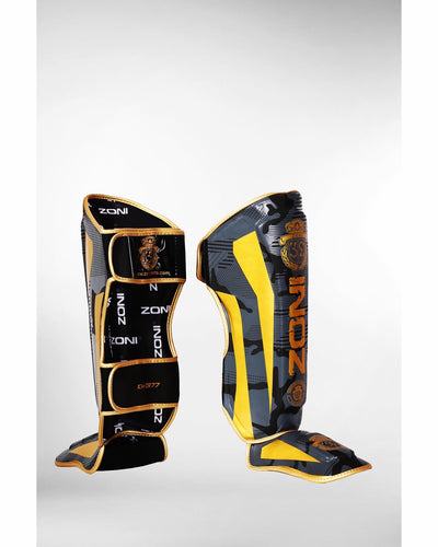 Shin Guards Legs Instep Boxing MMA Protector Foot Pads Muay Thai Kickboxing - Zoni Sports