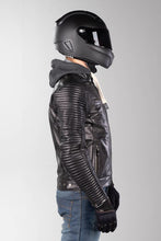 Load image into Gallery viewer, ZONI Black Vintage Leather Biker Jacket - Zoni Sports
