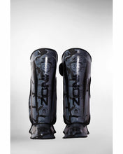 Load image into Gallery viewer, Shin Guards Legs Instep Boxing MMA Protector Foot Pads Muay Thai Kickboxing Black Beast - Zoni Sports
