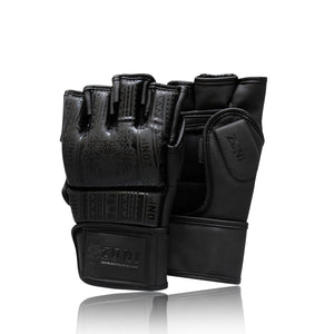 ZONI MMA Gloves Grappling Sparring, Pre-Curved Martial Arts Mitts, Ventilated Palm, Men Women Cage Fighting, Boxing, Combat Sports Training, Muay Thai, Punching Bag, Kickboxing