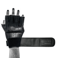 Load image into Gallery viewer, ZONI MMA Gloves Grappling Sparring, Pre-Curved Martial Arts Mitts, Ventilated Palm, Men Women Cage Fighting, Boxing, Combat Sports Training, Muay Thai, Punching Bag, Kickboxing
