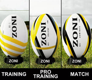 ZONI Rugby Balls | Size 3/4/5 Rugby Ball **NEW 2021 MODELS** Training & Match - Zoni Sports