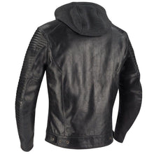 Load image into Gallery viewer, ZONI Black Vintage Leather Biker Jacket - Zoni Sports

