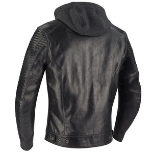 ZONI Black Vintage Leather Biker Jacket - Zoni Sports