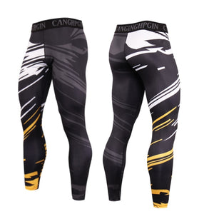 Mens Compression Pants Quick Dry Fit Sportswear Running Tights Men Legging Fitness Training Sexy Sport Gym Leggings